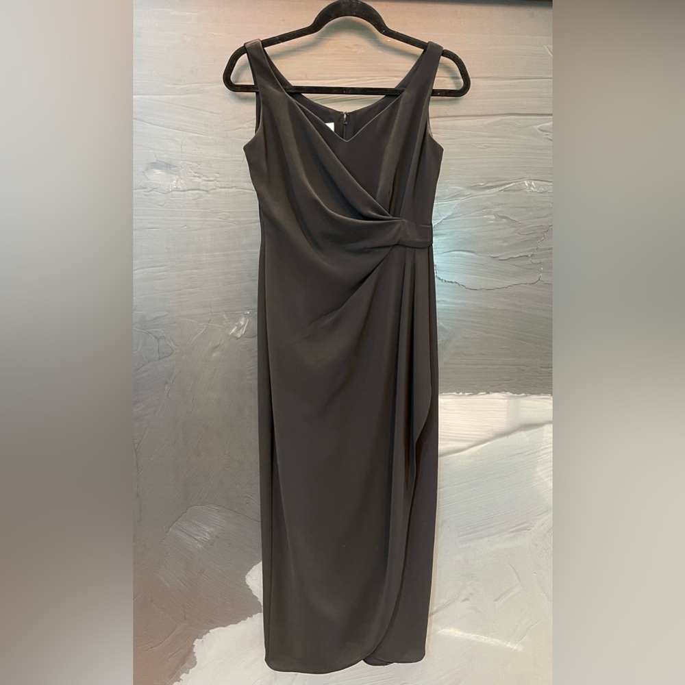 Warren Petites Black Sheath Sleeveless Dress Sz 6